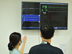 심장 재활 진료중인 모습