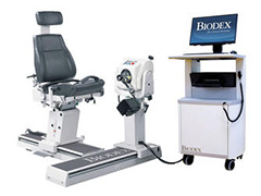 등속성운동기능검사(Biodex) 사진