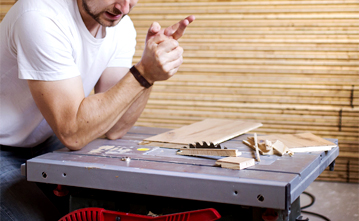 기계작업중인 모습