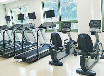 무선연동 트레드밀 및 바이씨클 사진