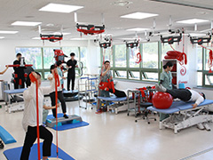 스포츠 재활중인 모습