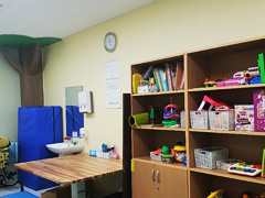 소아 작업치료중인 모습